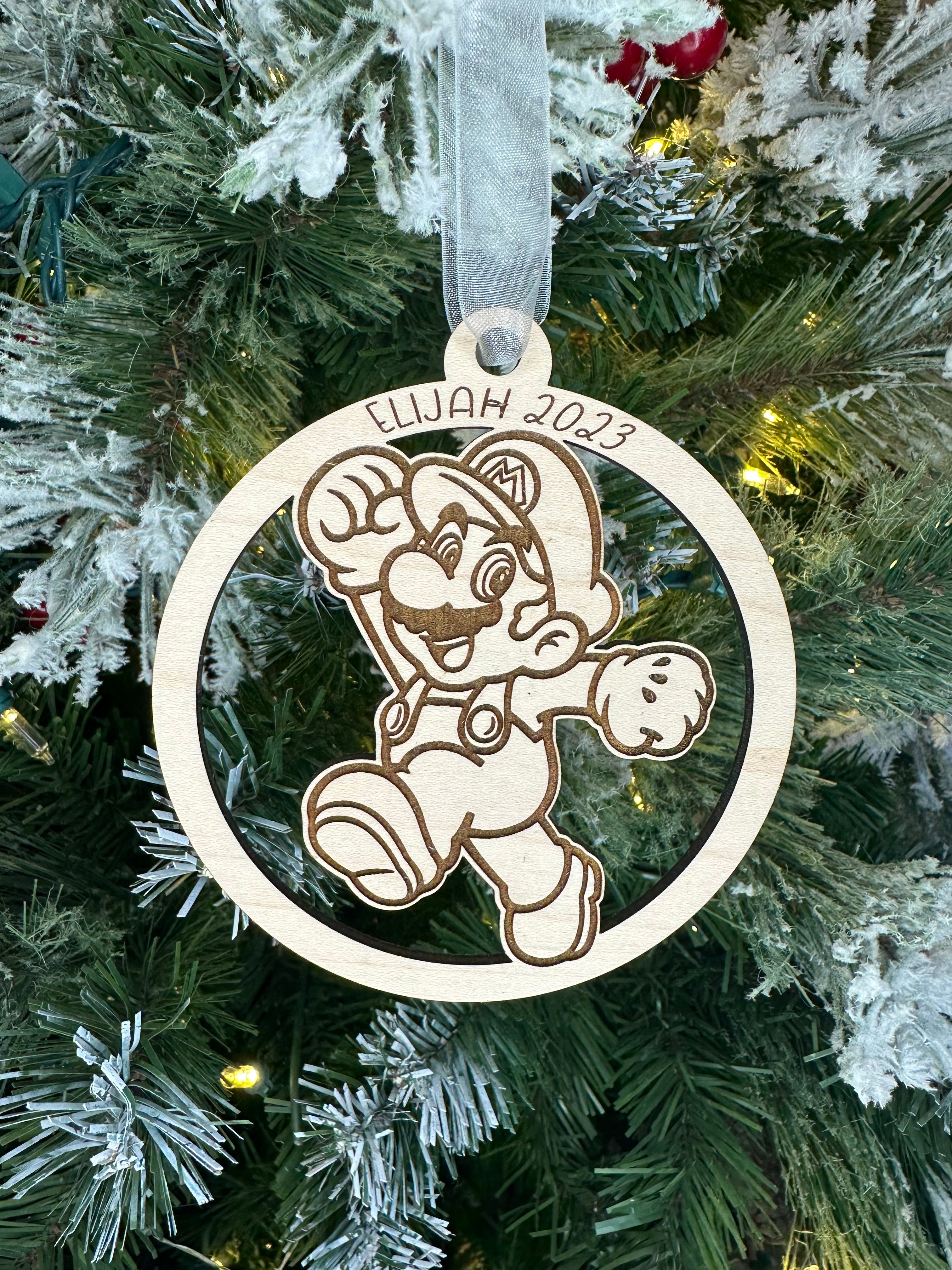 Mario ornament.