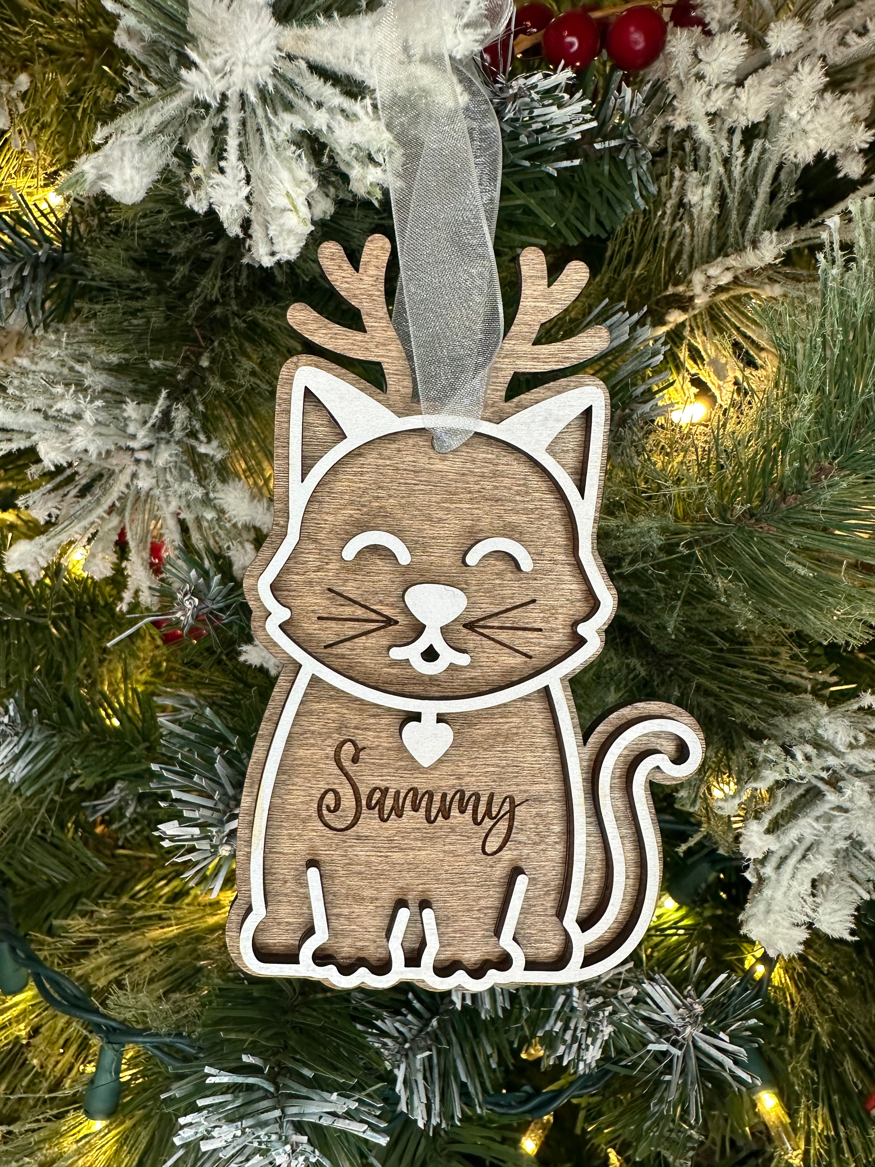 Cat Christmas ornament