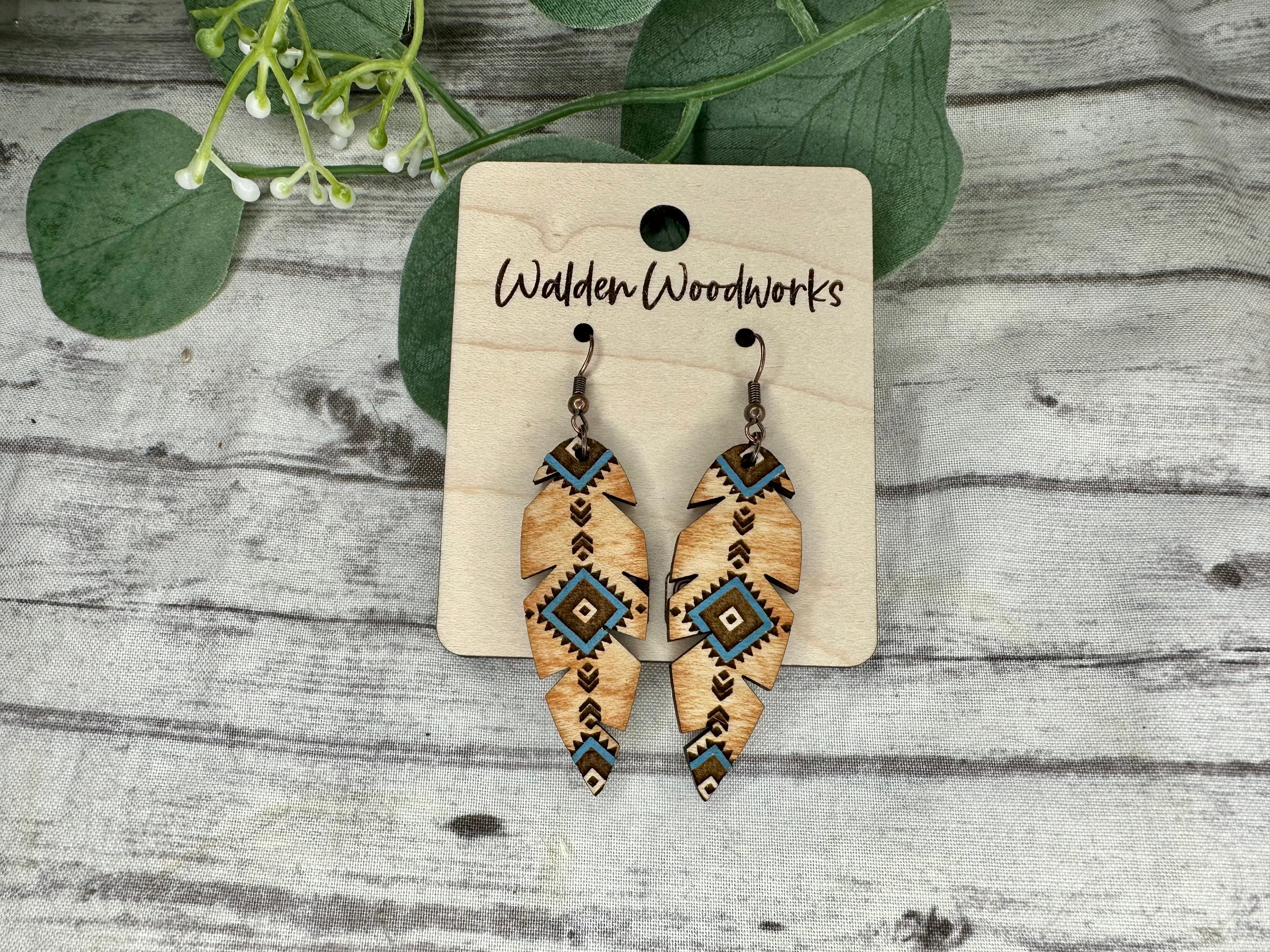 Native Feather earrings